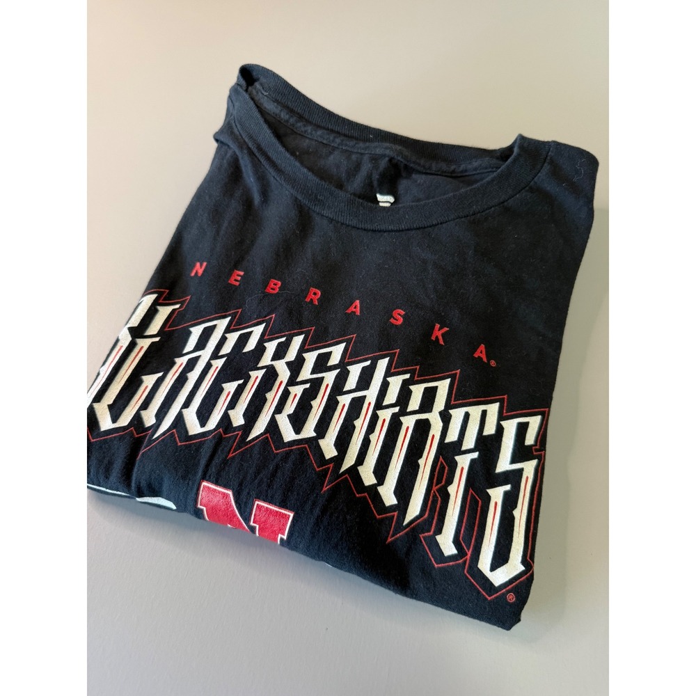 Fanatics Nebraska Blackshirts T-Shirt Mens 3XL Black Cornhuskers Graphic Tee
